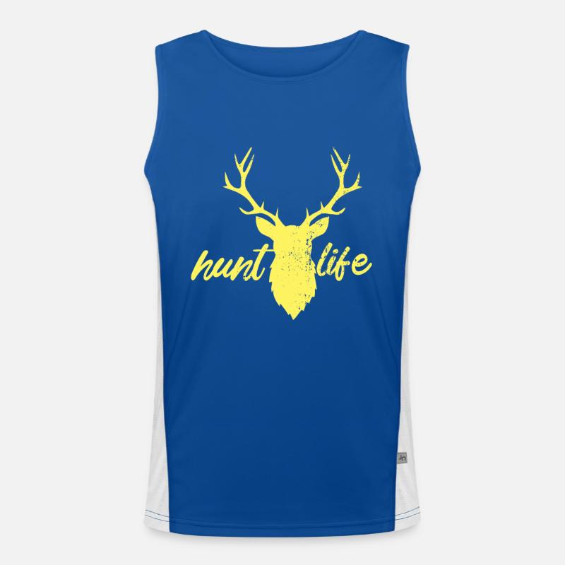 Deer Hunting T-Shirt Men's Functional Contrast Tank Top 