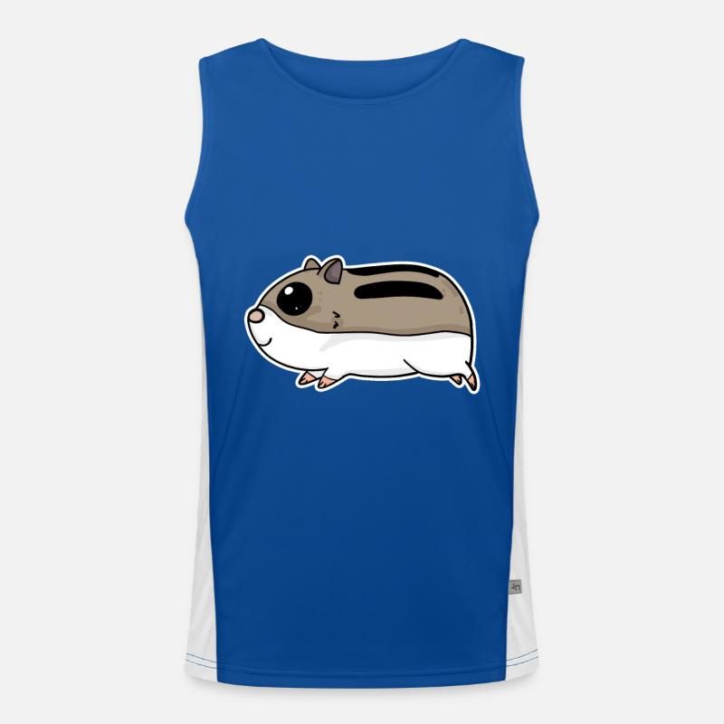 Hamster mignon Débardeur respirant contrasté Homme 