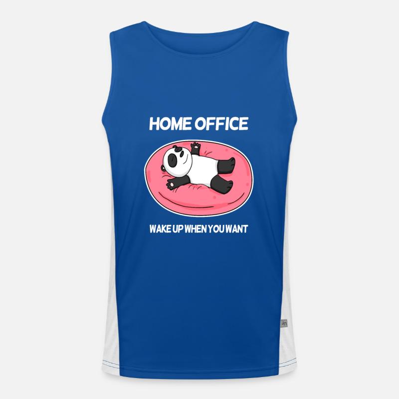 Home Office Funktionelles Kontrast-Tank Top für Männer 
