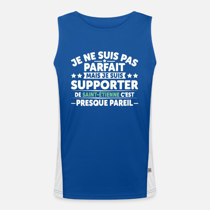 Supporter De Saint Étienne Débardeur respirant contrasté Homme 