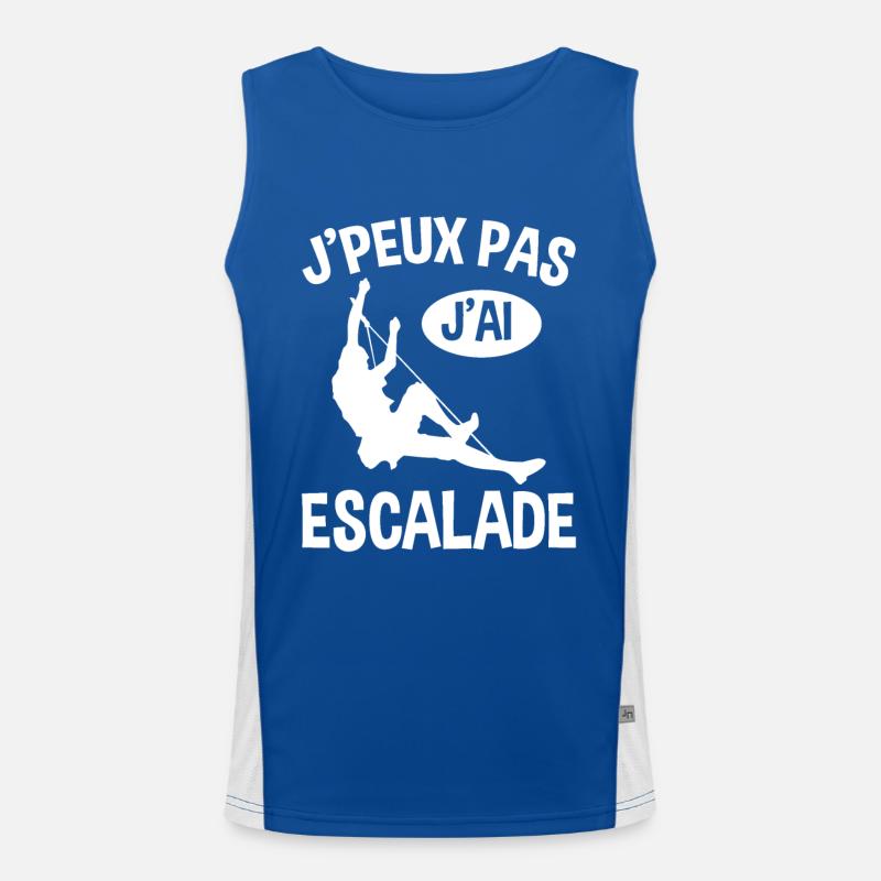 Je Peux Pas J'ai Escalade Débardeur respirant contrasté Homme 