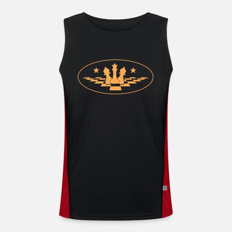 Chess Player Men's Functional Contrast Tank Top 
