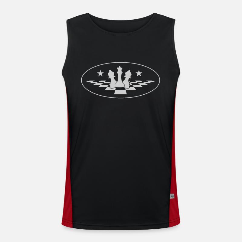 Chess Player Men's Functional Contrast Tank Top 