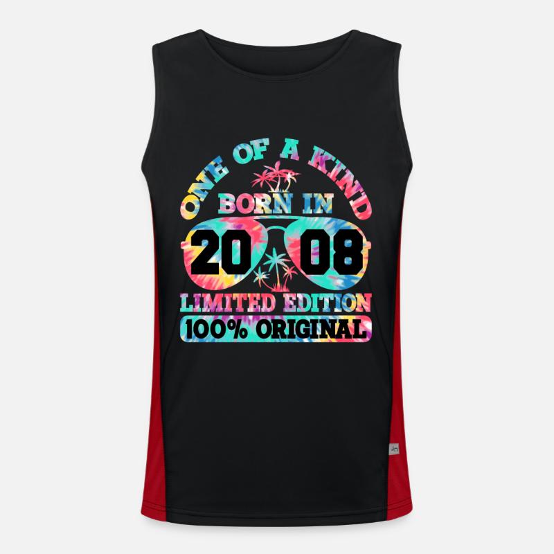 Unique Né en 2008 Édition Limitée Débardeur respirant contrasté Homme 