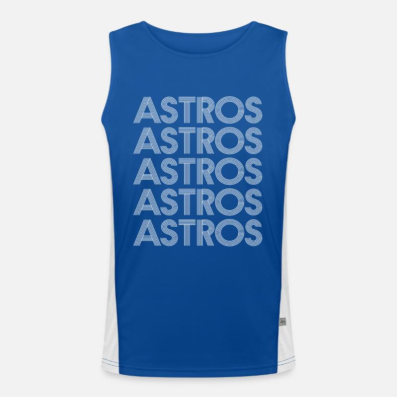 Astros Men's Functional Contrast Tank Top 
