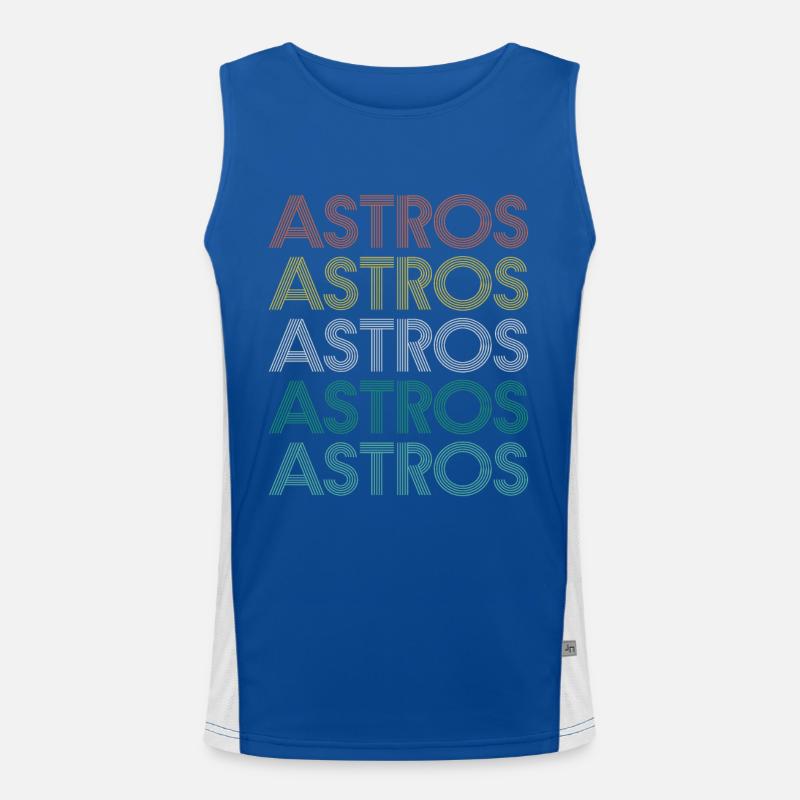 Astros Men's Functional Contrast Tank Top 