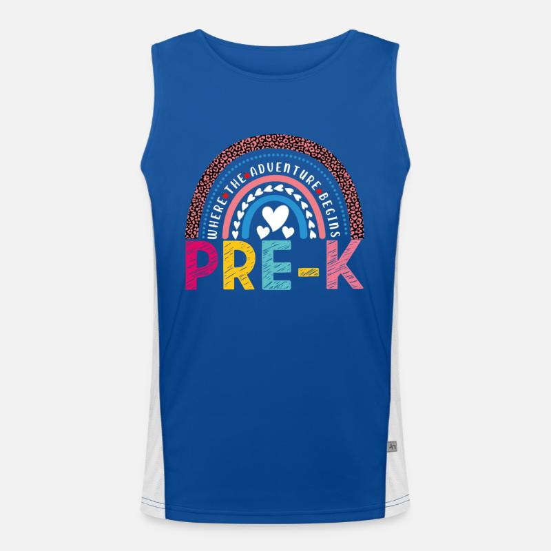 Vorkindergarten Funktionelles Kontrast-Tank Top für Männer 