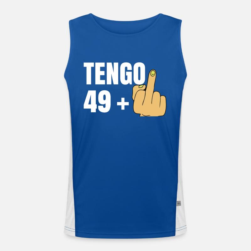 Je Suis Âgé De 50 Ans Débardeur respirant contrasté Homme 