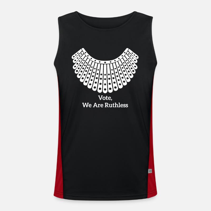 Stimmen Sie ab, wir sind rücksichtslos Funktionelles Kontrast-Tank Top für Männer 
