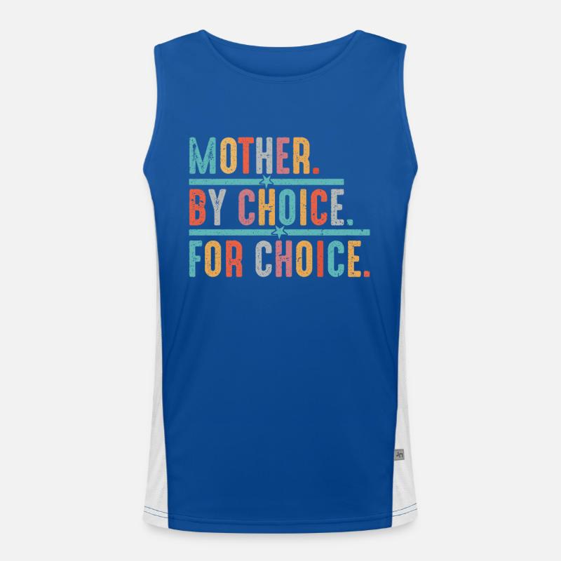 Mutter nach Wahl Funktionelles Kontrast-Tank Top für Männer 
