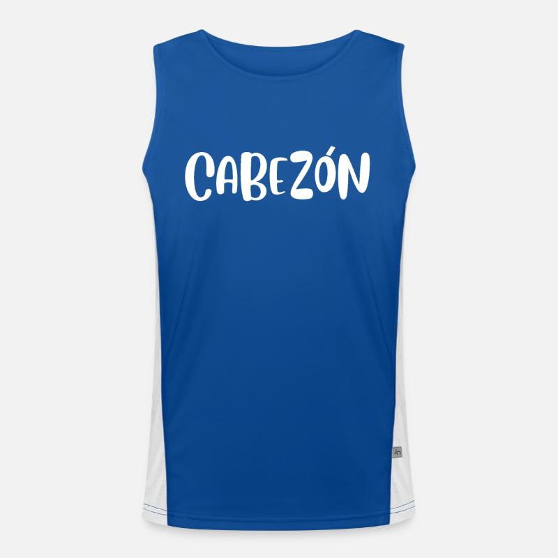 Kopf Funktionelles Kontrast-Tank Top für Männer 