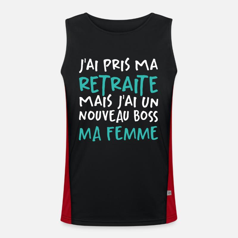 J'ai Pris Ma Retraite Débardeur respirant contrasté Homme 