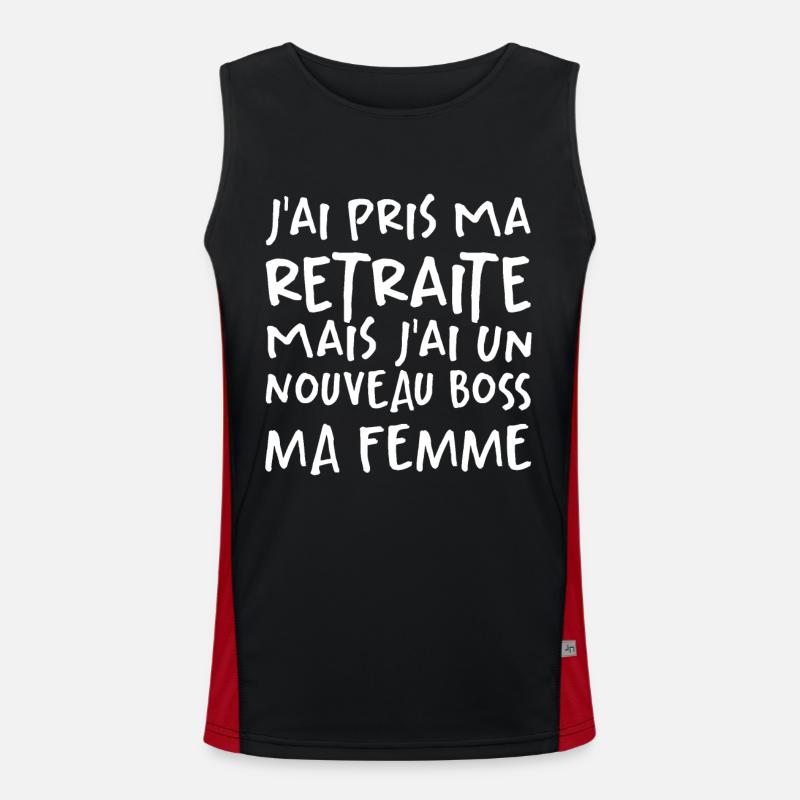 J'ai Pris Ma Retraite Débardeur respirant contrasté Homme 