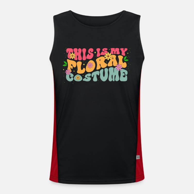 C’est mon costume de fleurs loisirs colorés avec Débardeur respirant contrasté Homme 