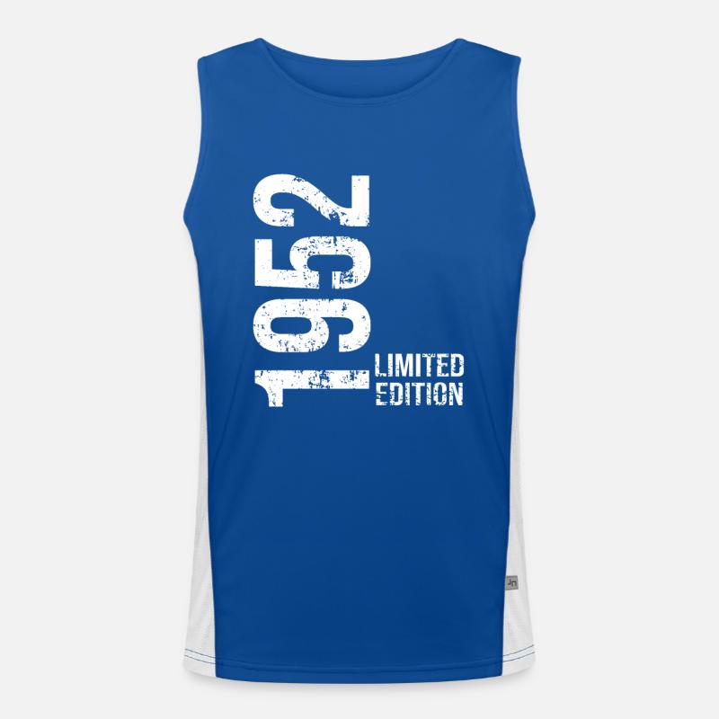 Limitierte Auflage von 1952 Funktionelles Kontrast-Tank Top für Männer 