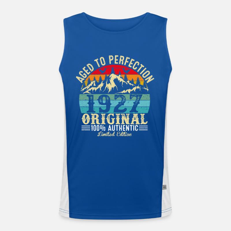 Aged to perfection 1927 Original Men's Functional Contrast Tank Top 