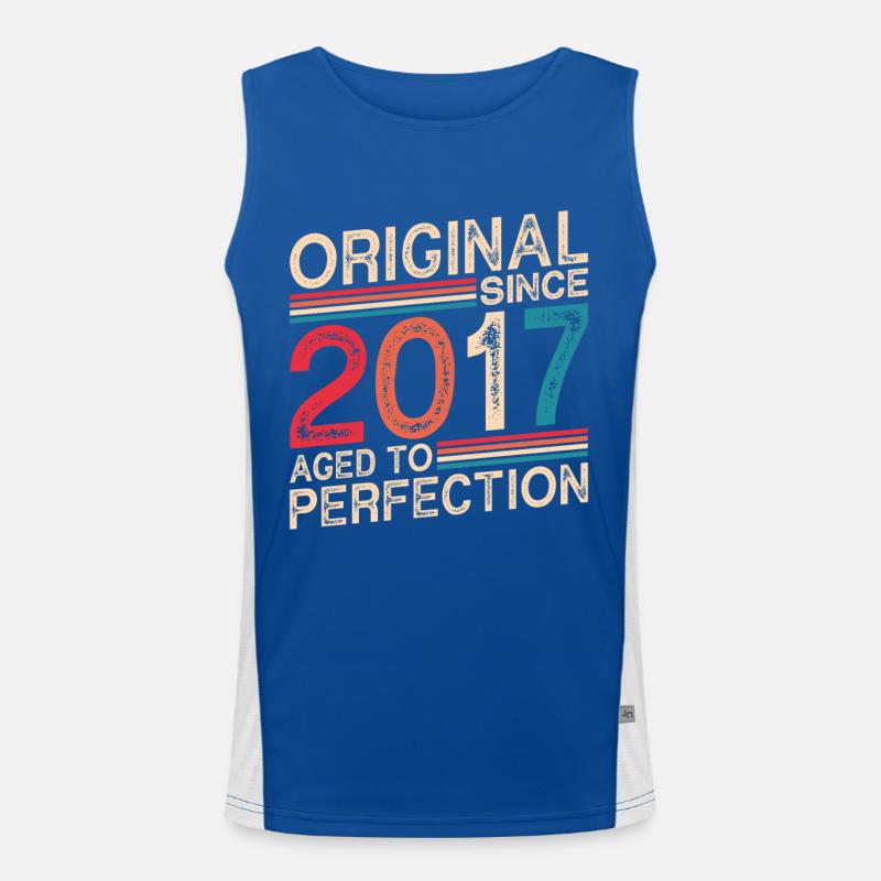 Original seit 2017 perfekt gealtert Funktionelles Kontrast-Tank Top für Männer 