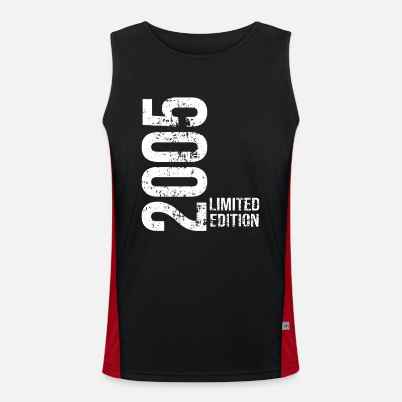 2005 Limitierte Auflage Funktionelles Kontrast-Tank Top für Männer 