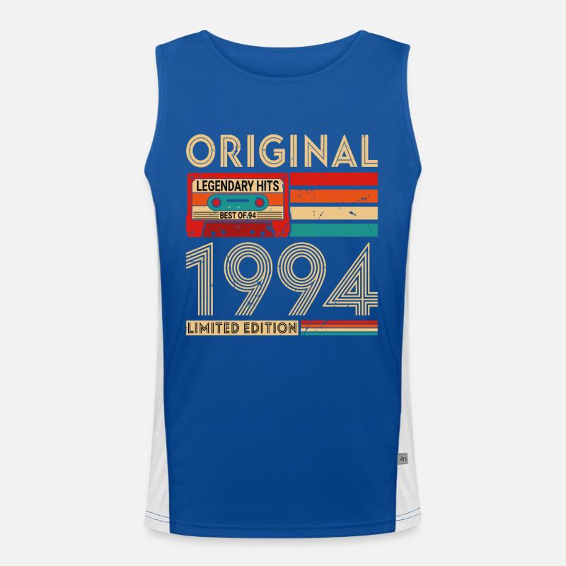 Original legendäre Hits Das Beste von 1994 Funktionelles Kontrast-Tank Top für Männer 