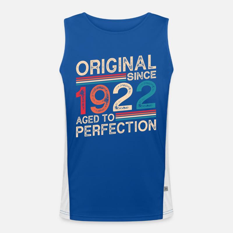 Original seit 1922 Perfekt gealtert Funktionelles Kontrast-Tank Top für Männer 