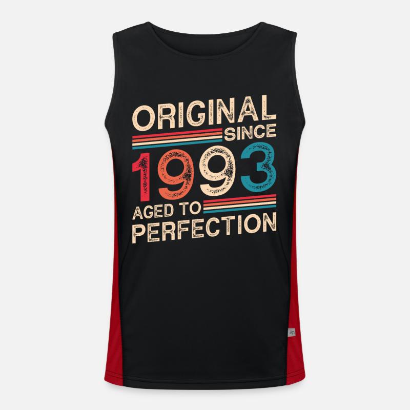 Original seit 1993 bis zur Perfektion gereift Funktionelles Kontrast-Tank Top für Männer 