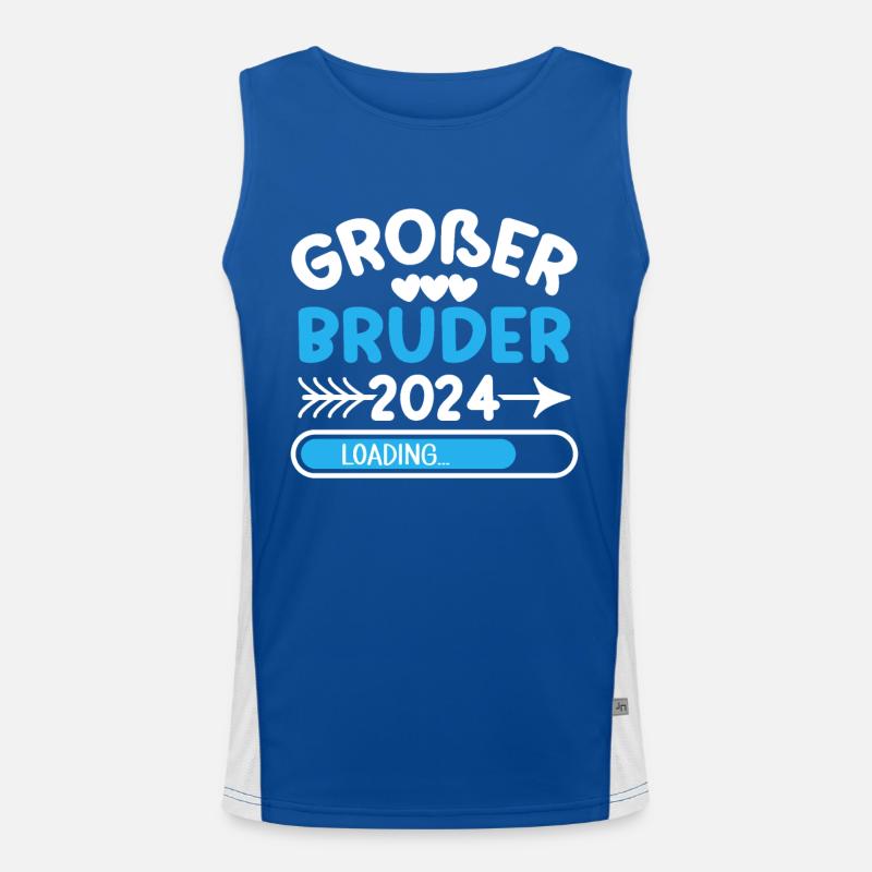 Großer Bruder 2024 Funktionelles Kontrast-Tank Top für Männer 