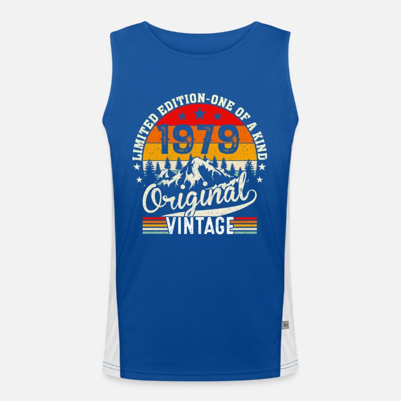 1979 Original vintage Men's Functional Contrast Tank Top 