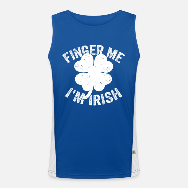 Saint-Patrick 01 Tees Débardeur respirant contrasté Homme 