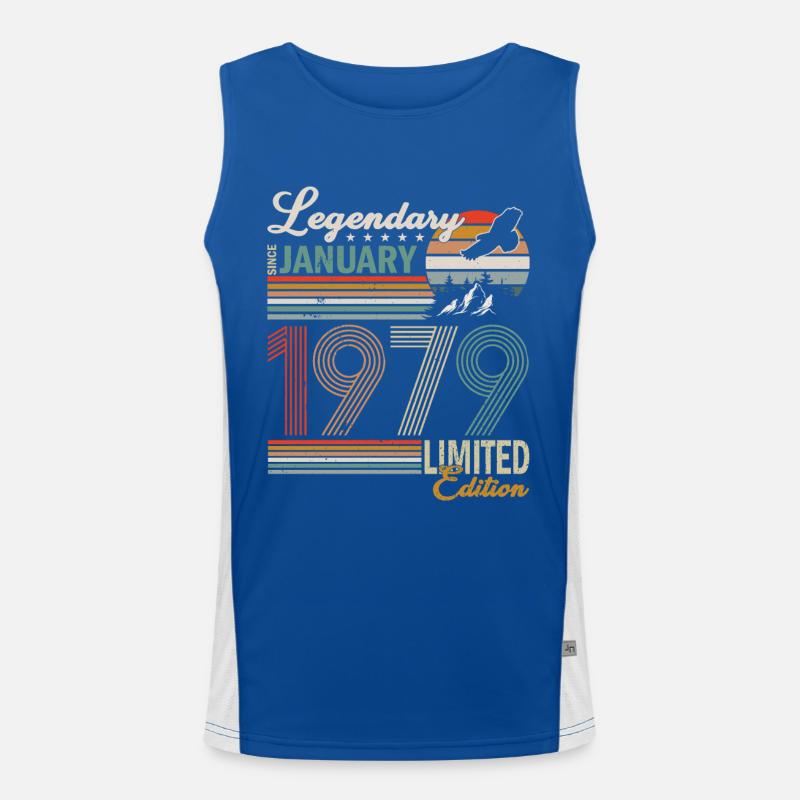 Janvier 1979 Débardeur respirant contrasté Homme 