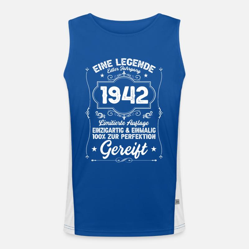 1942 Funktionelles Kontrast-Tank Top für Männer 