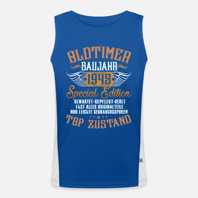 78. GEBURTSTAG OLDTIMER 1945 Funktionelles Kontrast-Tank Top für Männer 