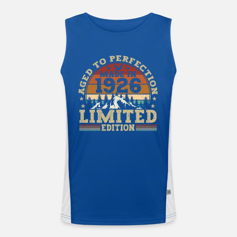 Legendär seit 1926 Funktionelles Kontrast-Tank Top für Männer 