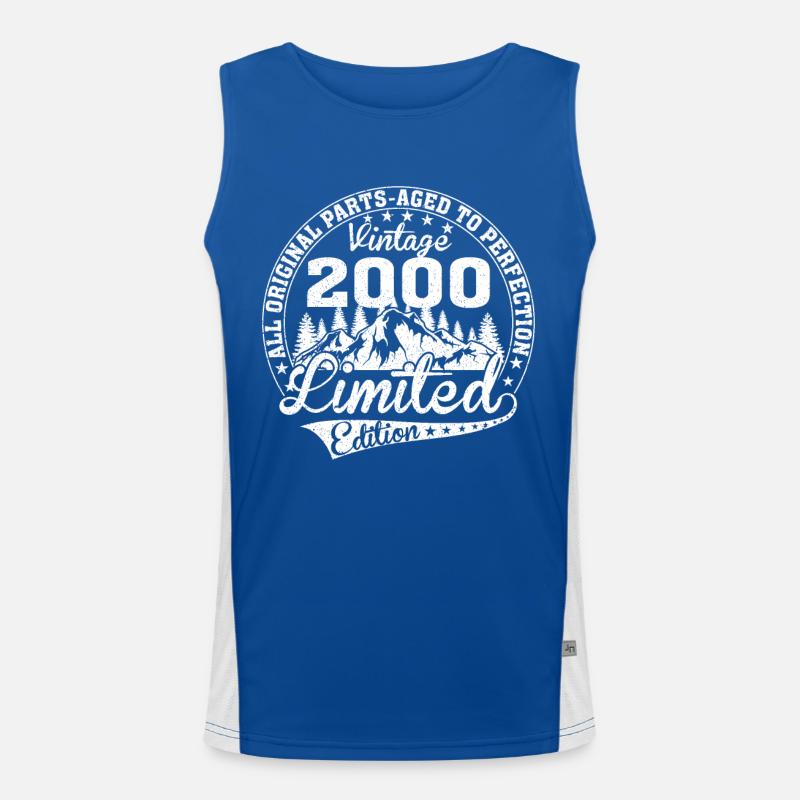 Created 2000 Men's Functional Contrast Tank Top 