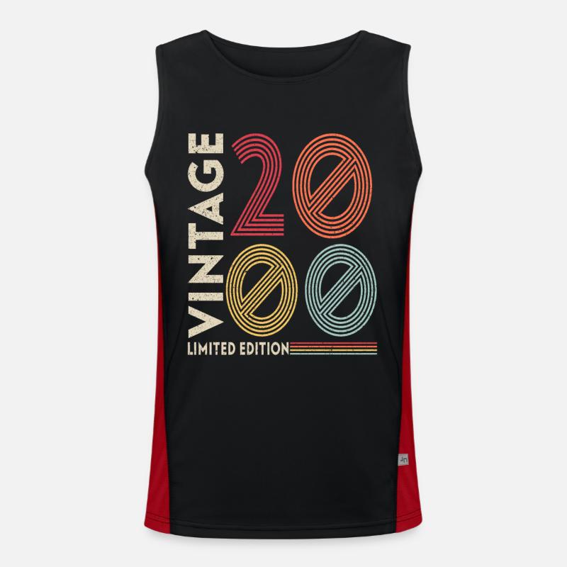 Original 2000 Funktionelles Kontrast-Tank Top für Männer 