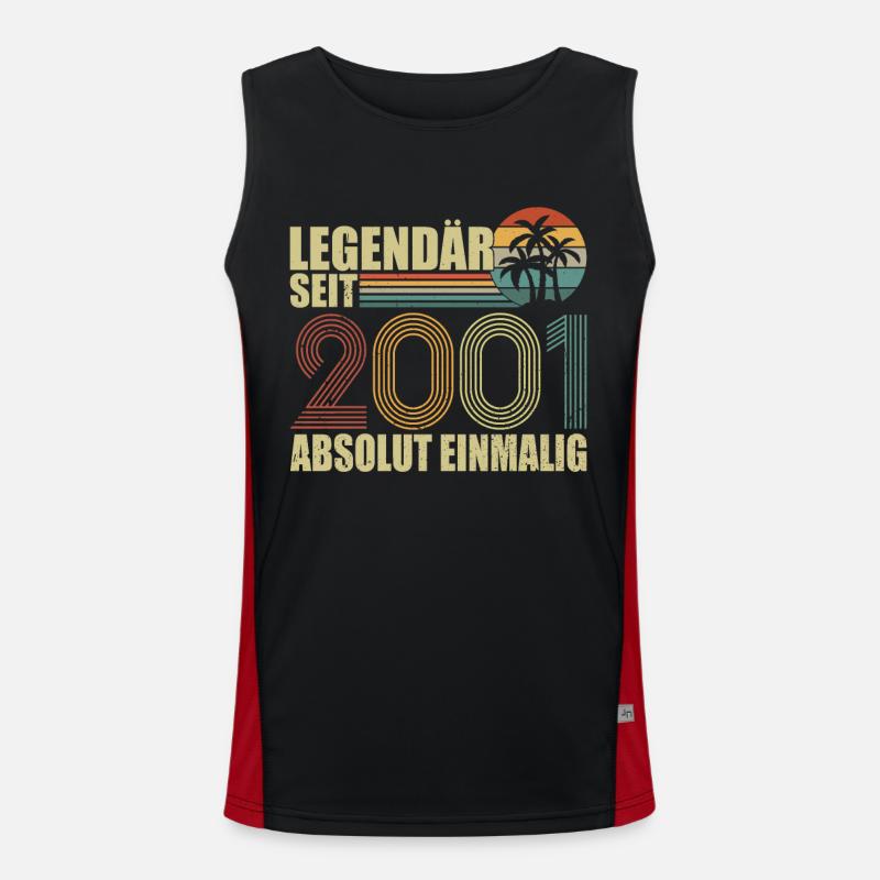 Legendär Seit 2001 Débardeur respirant contrasté Homme 
