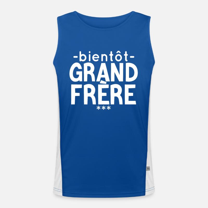 Bientôt Grand Frère Débardeur respirant contrasté Homme 