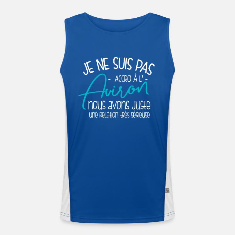 Relation Sérieuse Avec L'aviron Débardeur respirant contrasté Homme 