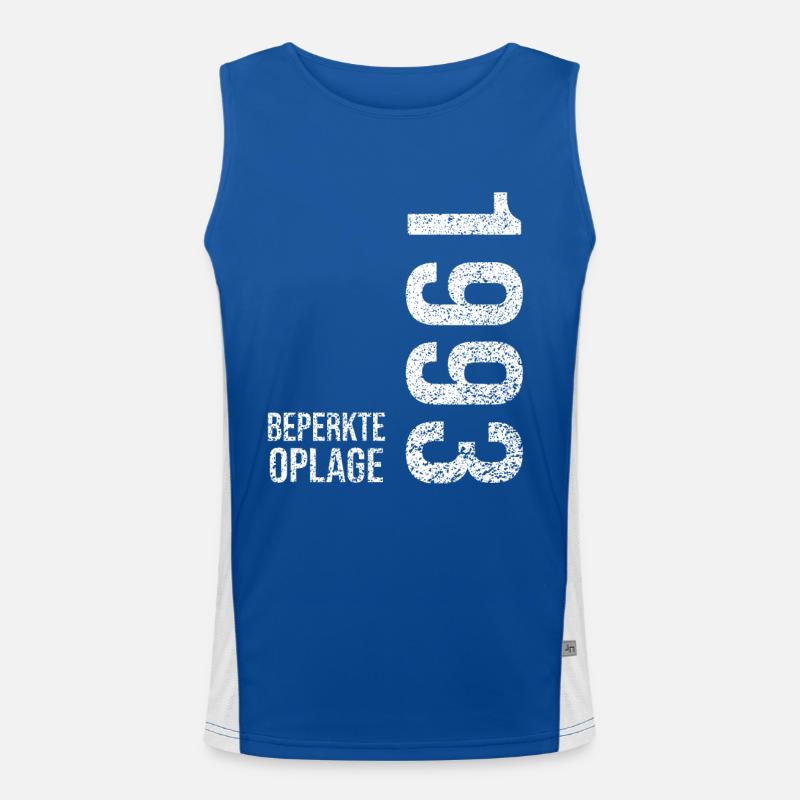 Legends are born in 1993 Men's Functional Contrast Tank Top 
