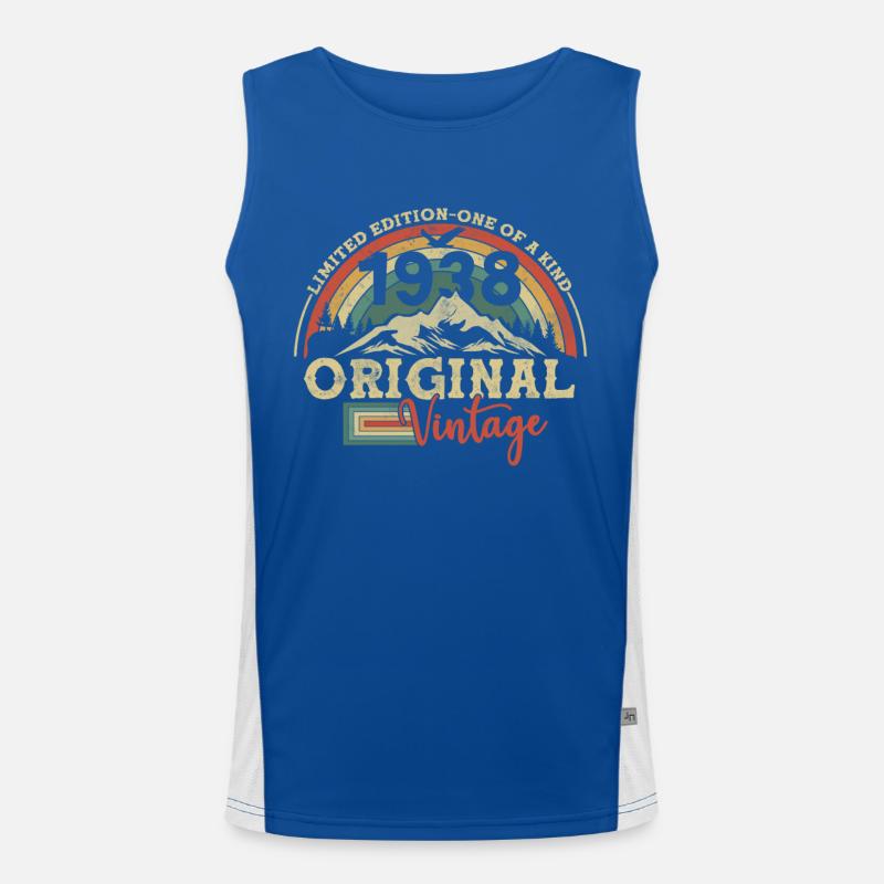 Birthday present 1938 Men's Functional Contrast Tank Top 