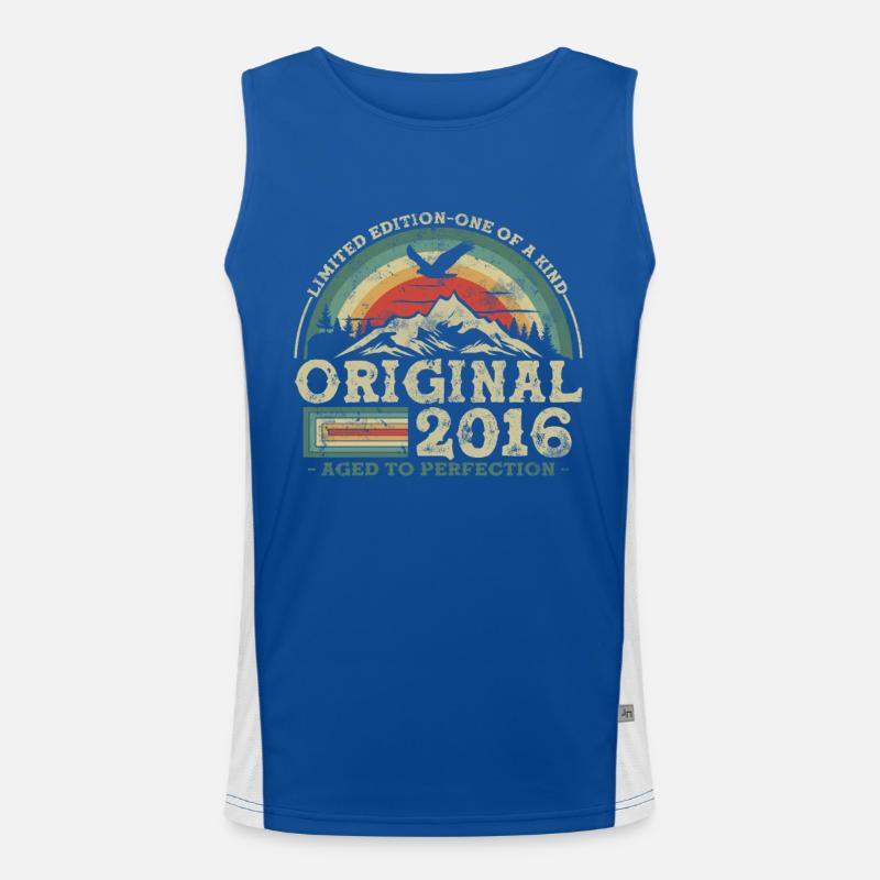 Original since 2016 Limited Edition Men's Functional Contrast Tank Top 