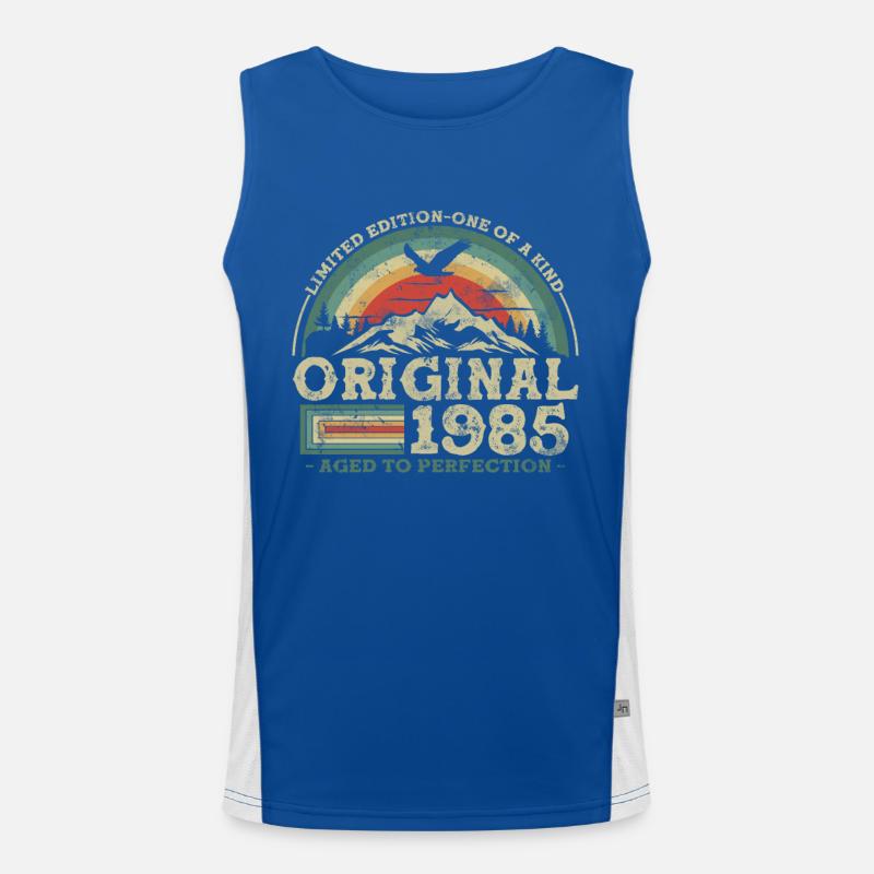 Original seit 1985 limitierte Edition Funktionelles Kontrast-Tank Top für Männer 