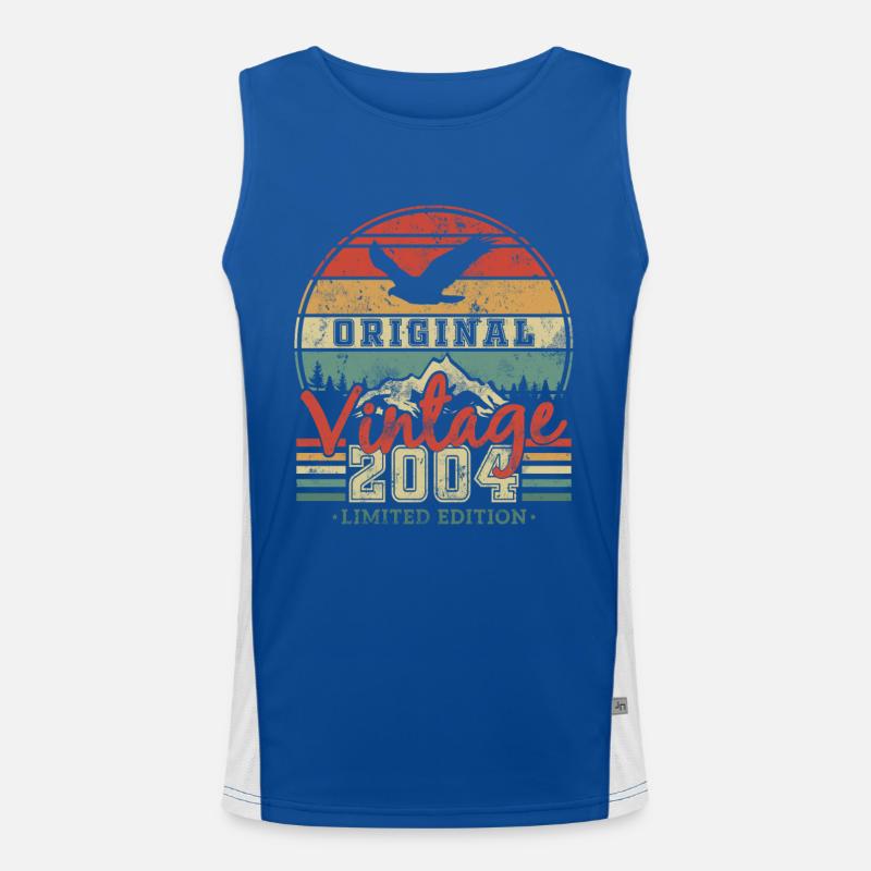 Geburtstagsgeschenk 2004 Funktionelles Kontrast-Tank Top für Männer 