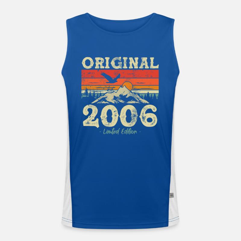 Birthday Gift 2006 Men's Functional Contrast Tank Top 