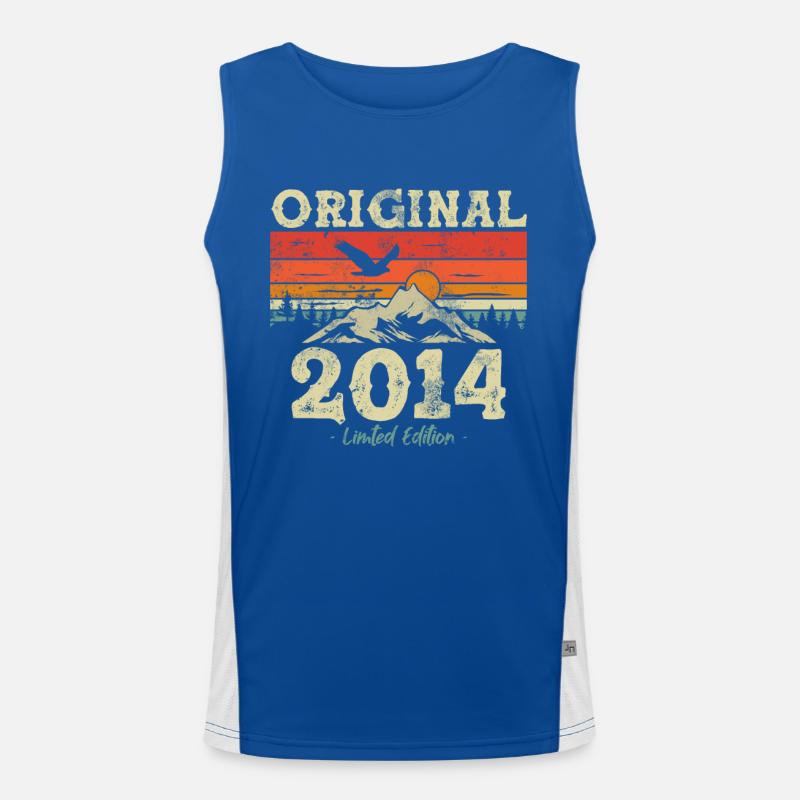 Birthday Gift 2014 - Age 9 years Men's Functional Contrast Tank Top 