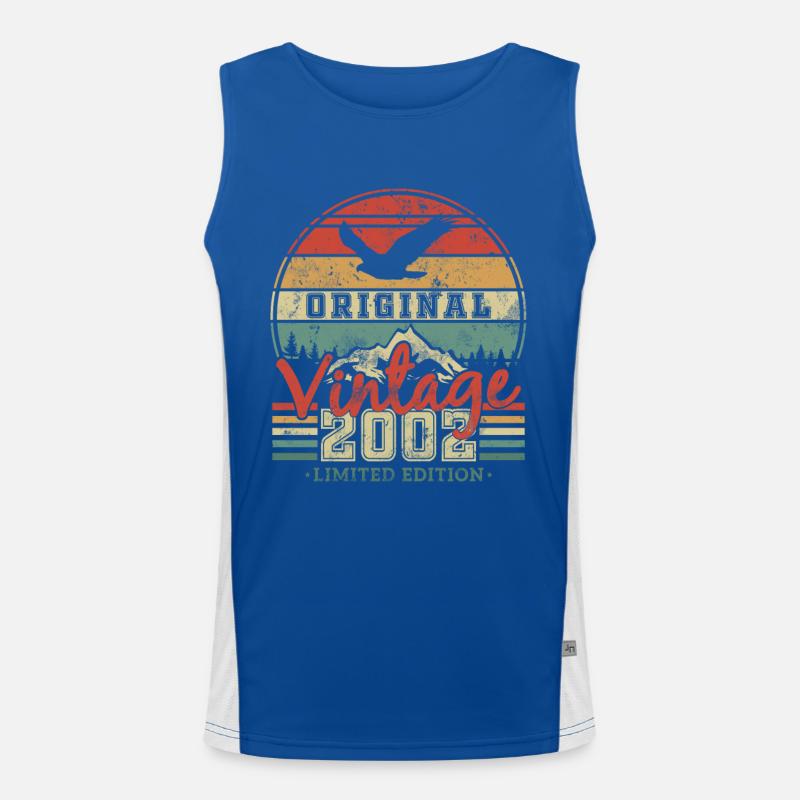 Geburtstagsgeschenk 2002 21 Jahre Funktionelles Kontrast-Tank Top für Männer 