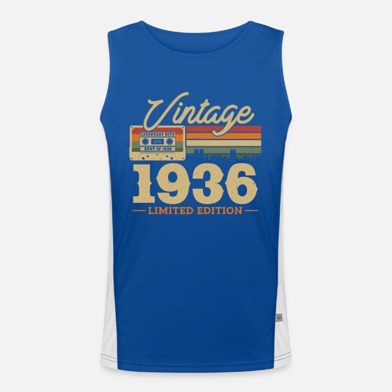 1936 - 87/88e anniversaire Débardeur respirant contrasté Homme 