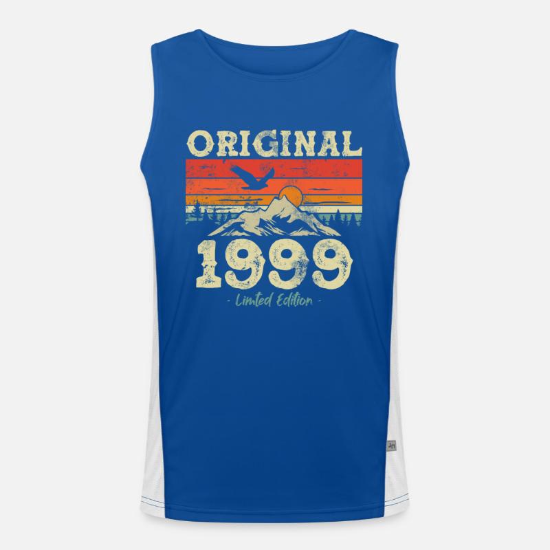 Geburtstagsgeschenk 1999 24/25 Jahre Funktionelles Kontrast-Tank Top für Männer 