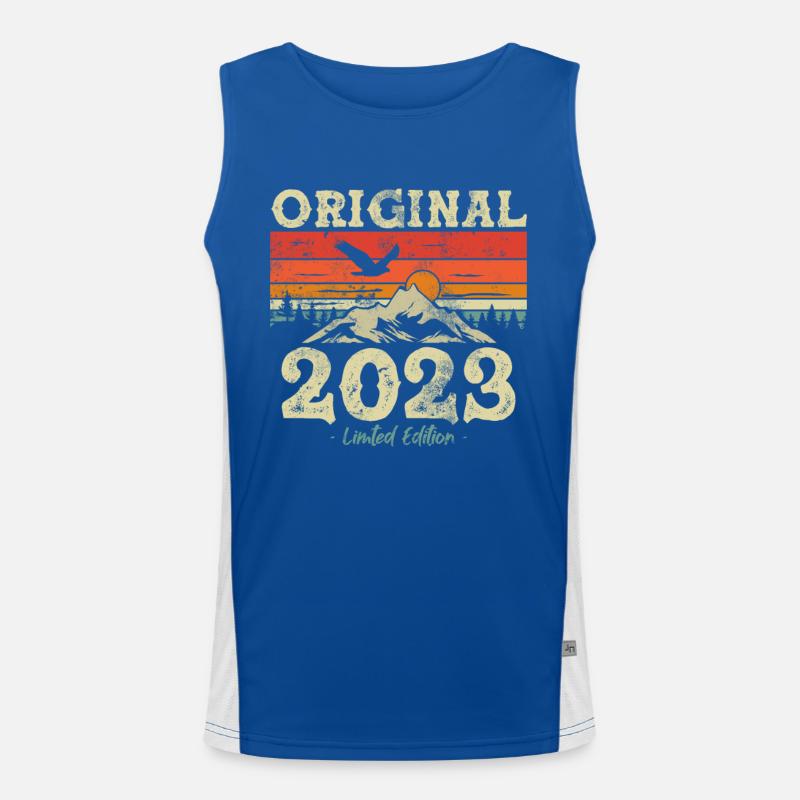 Geburtstagsgeschenk 2023 Funktionelles Kontrast-Tank Top für Männer 