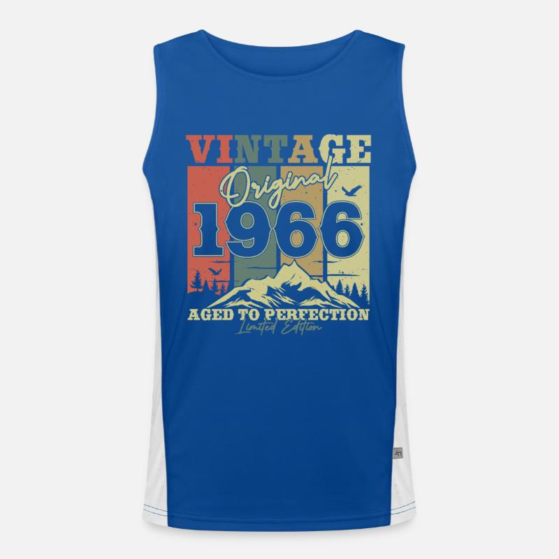 Original 1966 - Vintage Birthday Retro Débardeur respirant contrasté Homme 