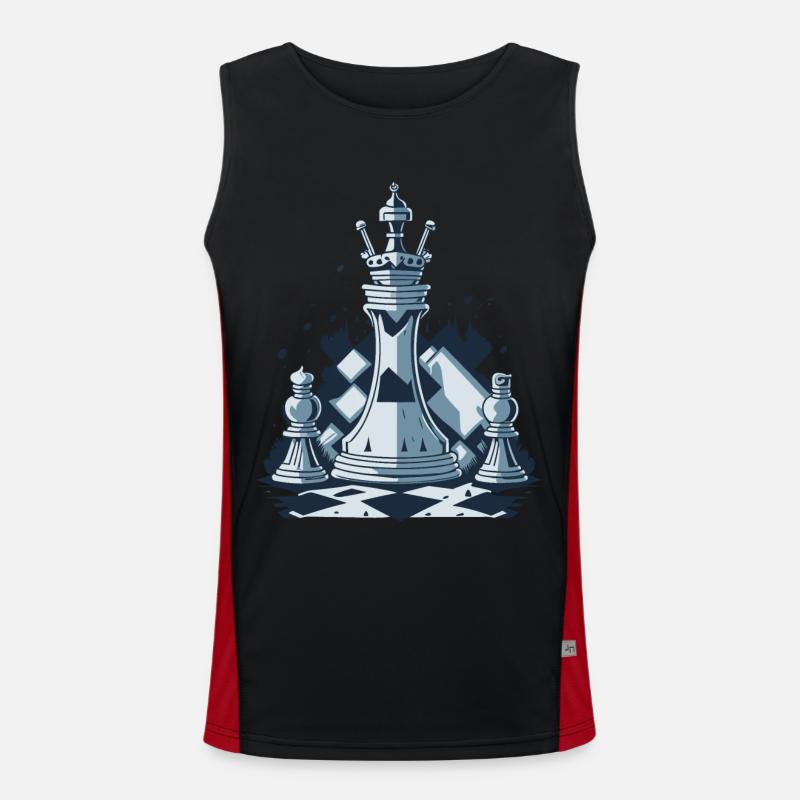 Échecs Débardeur respirant contrasté Homme 
